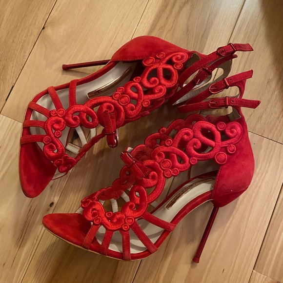 Sophia Webster Red Heels - Picture 8 of 10